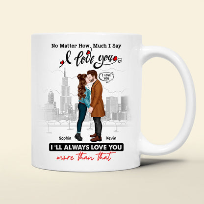 Personalized Gifts For Couple Coffee Mug I Say I Love You
