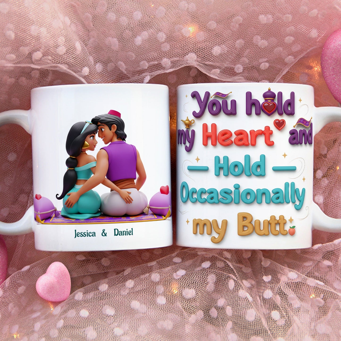 Moonlight Couple Coffee Mug - Personalized Gifts For Couple 03OHLU210625