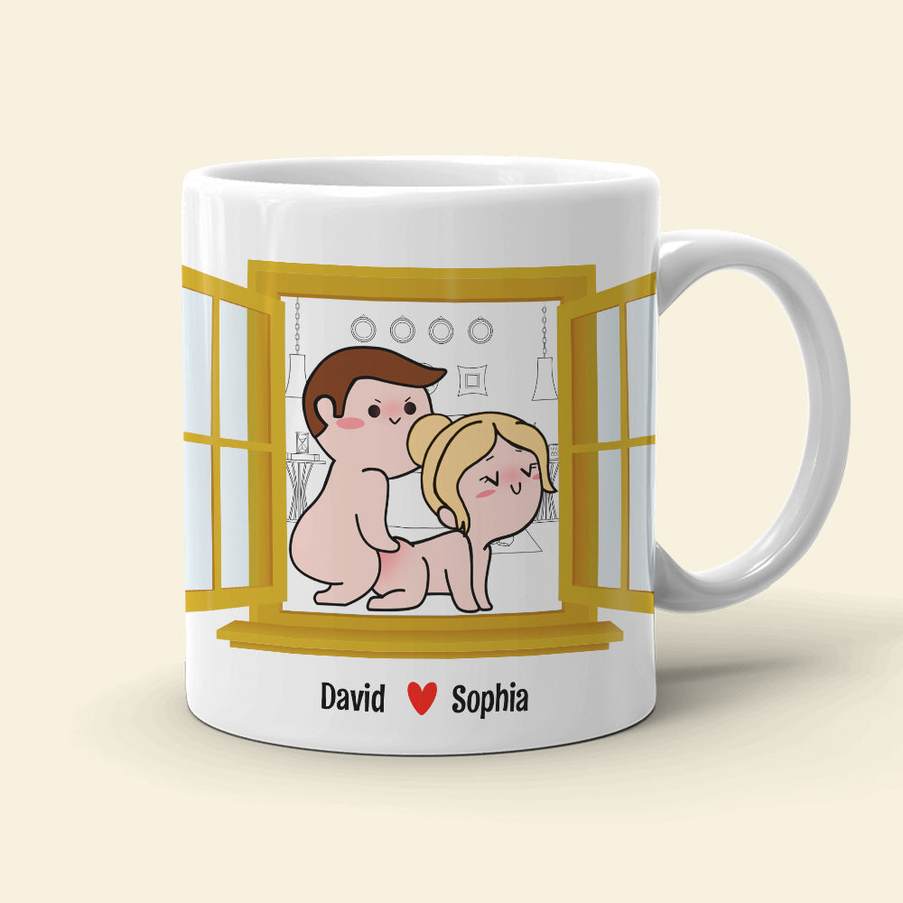 Only You Can Make My Willy Hard, Personalized Coffee Mug, Couple Gift