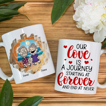 Personalized Gifts For Couple Coffee Mug 01kaqn040125hh Couple Hand In Hand