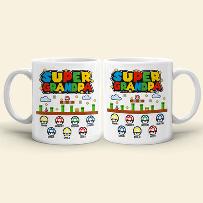 Super Family Personalized White Mug, Family Gift