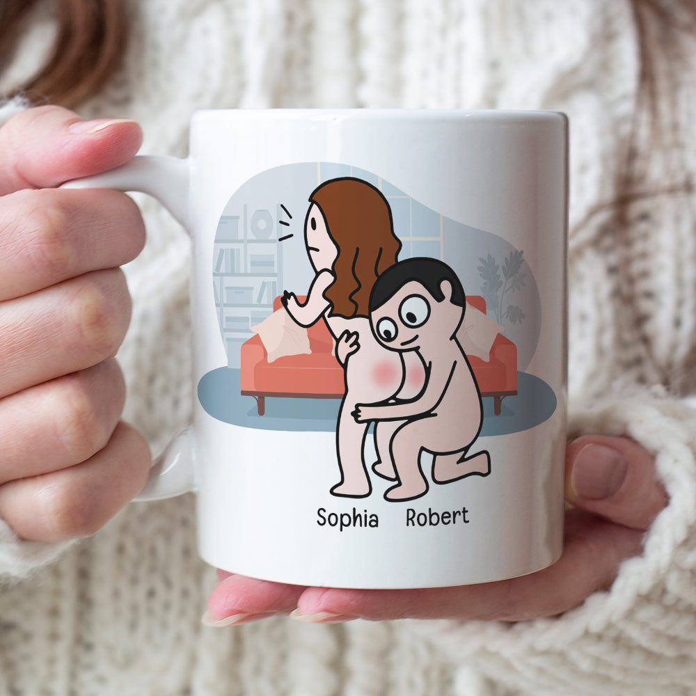 Roses Are Red, Personalized Mug, Gift For Naughty Couple