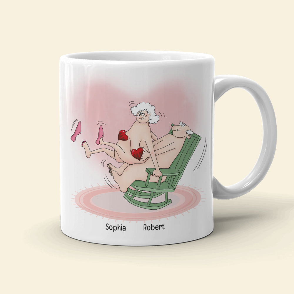 I'll Still Get Rock Hard For You Even When We're Old-Personalized Coffee Mug- Gift For Couple- Funny Couple Coffee Mug