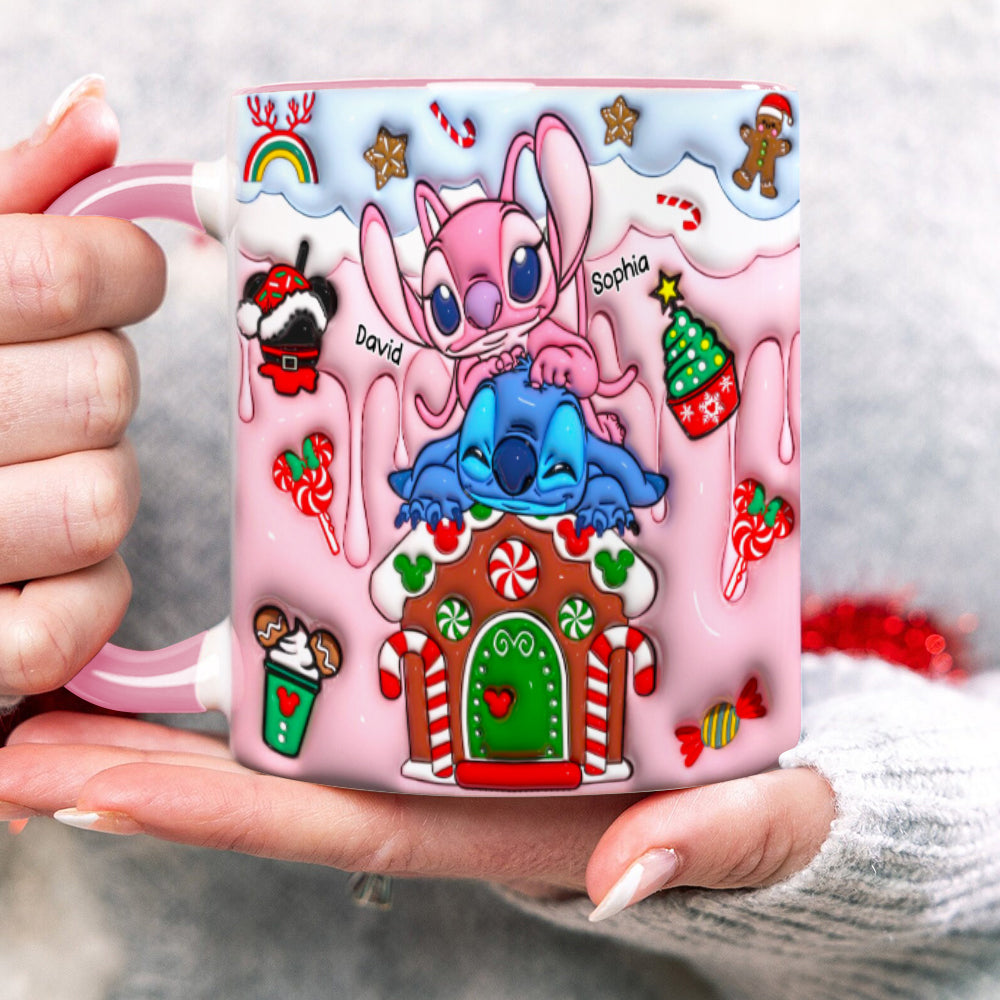 Personalized Gifts For Lovers Cartoon Couple Christmas Coffee Mug 03HUDT291024