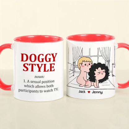 Doggy Style, Personalized Tumbler, Funny Couple Tumbler, Gift For Couple