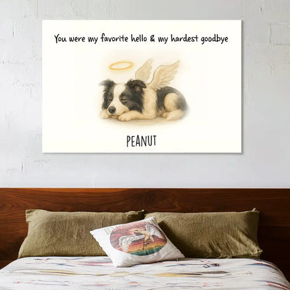 White Ceramic Pet Memorial Mug Personalized Sympathy Gift