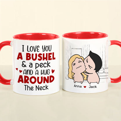 I Love You-Gift For Couple-Personalized Coffee Mug- Funny Couple