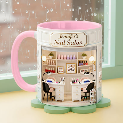 Nail Salon Coffee Accent Mug - Personalized Gifts Her 01nata240126