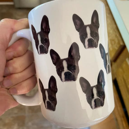 Custom Pet's Face Photo, Personalized Coffee Mug, Gift For Pet Lovers