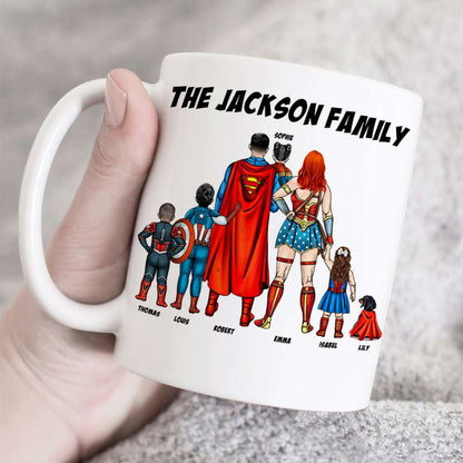 We're Not Just A Family We're A Team Personalized White Mug