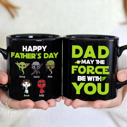 Personalized Gifts For Dad Coffee Mug May The Force Be With You 05HUHN220124HA