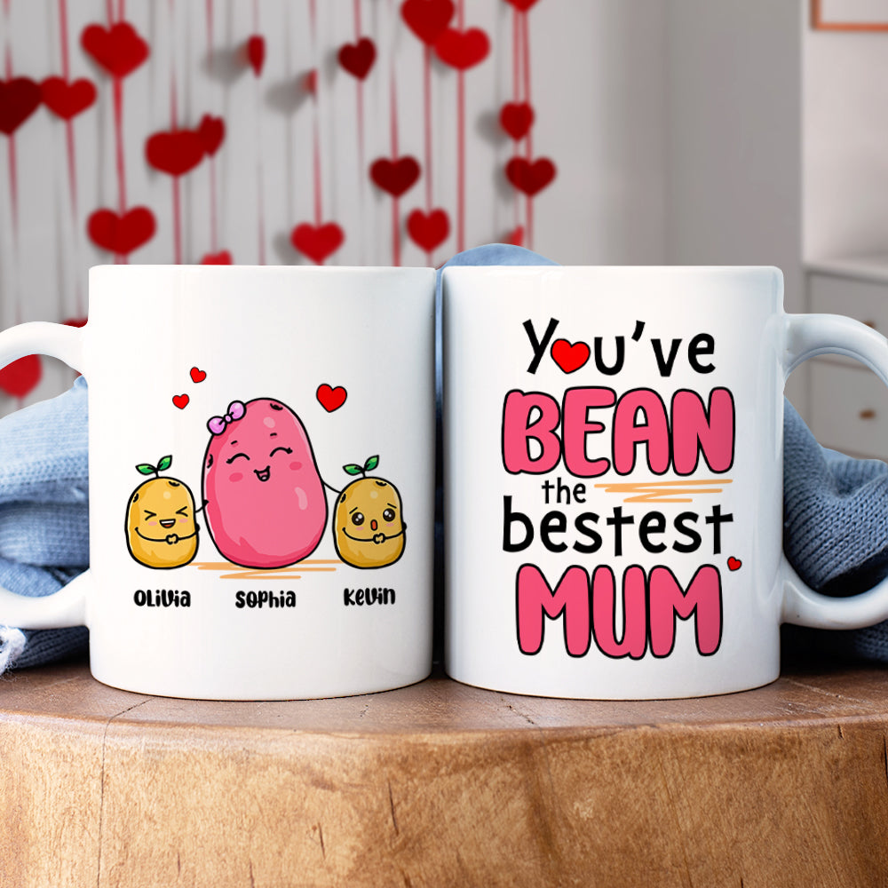 Personalized Gifts For Mom Coffee Mug You've Bean The Bestest Mum 04TODT080324