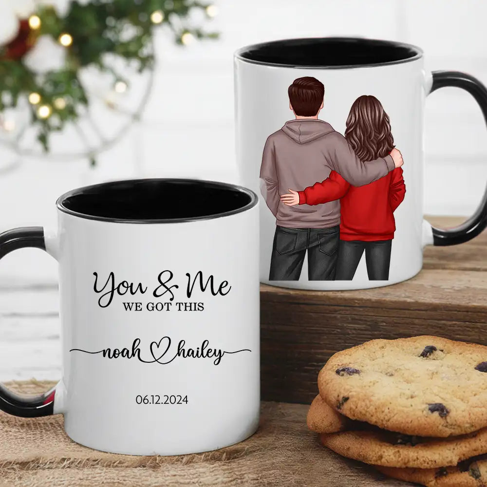 Personalized Couple Mug Romantic Ceramic Mug for Special Occasions Ideal Gift for Valentine's Day or Anniversaries