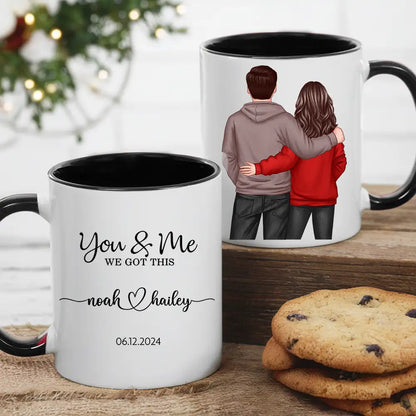 Personalized Couple Mug Romantic Ceramic Mug for Special Occasions Ideal Gift for Valentine's Day or Anniversaries