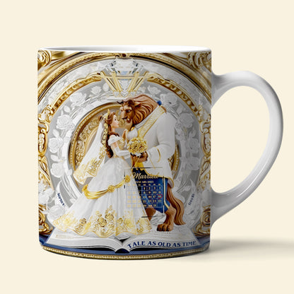 Love Story Couple Mug Personalized Gifts For Couple 02TGDT230625