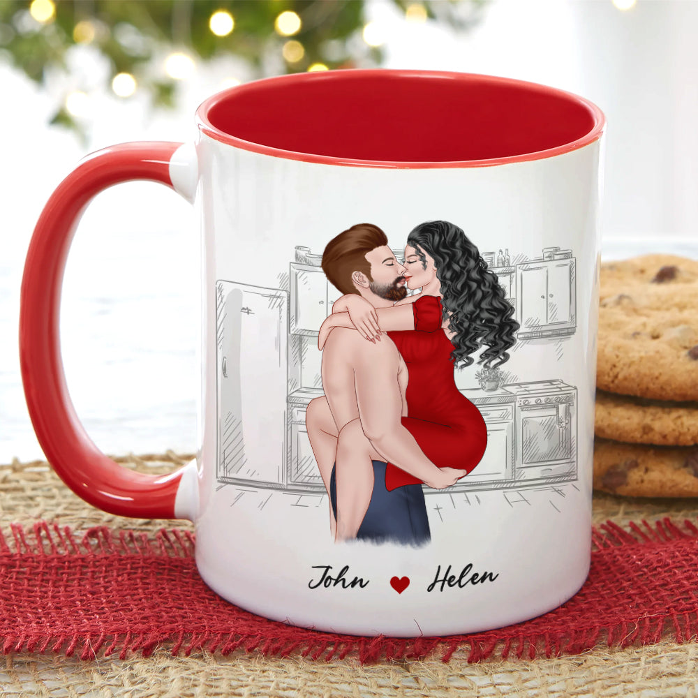 Unlike My Big Toe, Gift For Couple, Personalized Mug, Naughty Couple Mug, Anniversary Gift