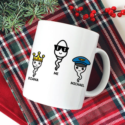 Funny Sperm Mom Personalized Gifts Sorry About Your Other Children White Mug