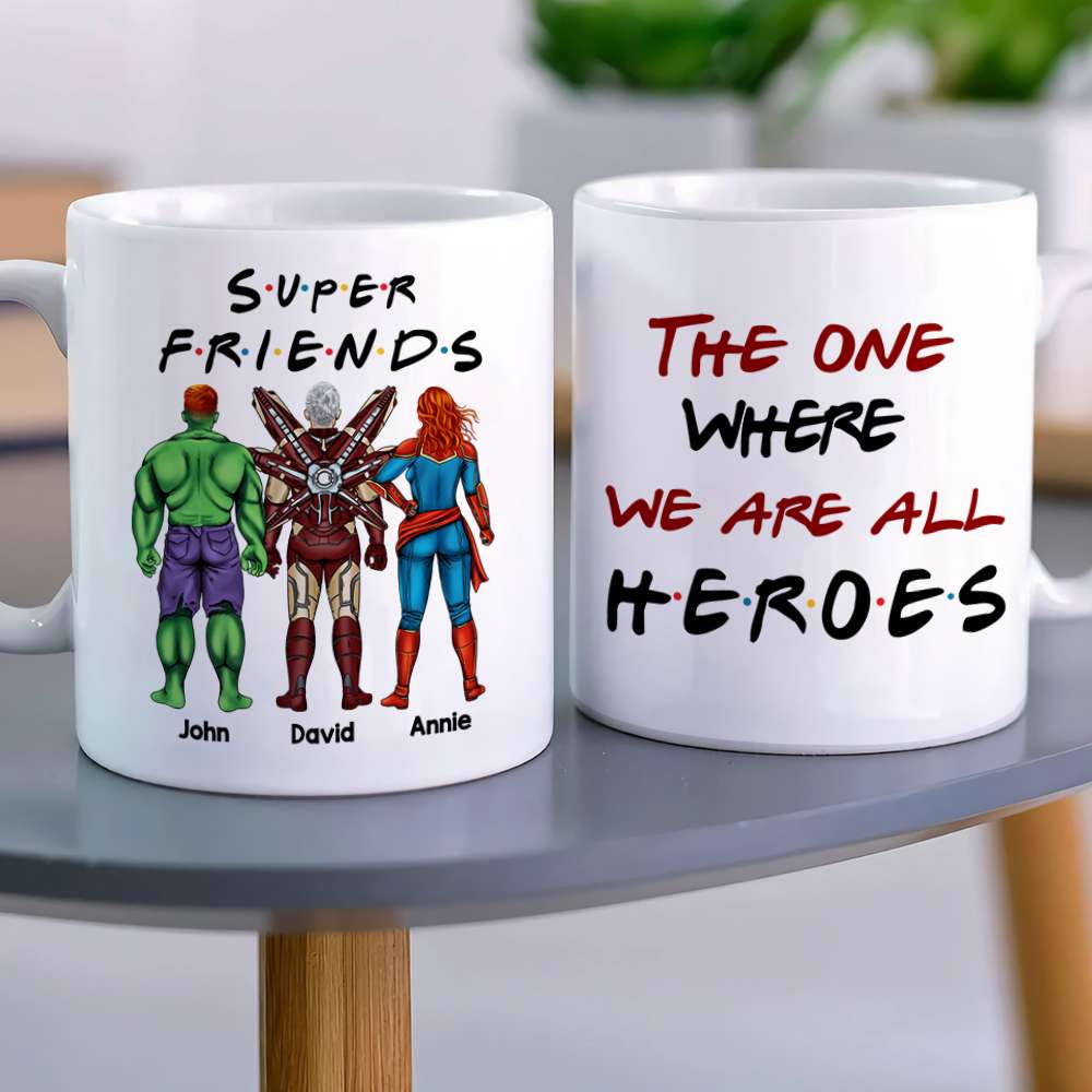 Super Friends 06DNHN050623TM Personalized Mug