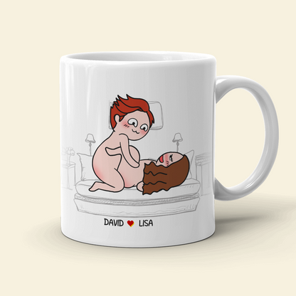 Naughty Couple Make Love, Personalized Couple Mug Gift For Couple