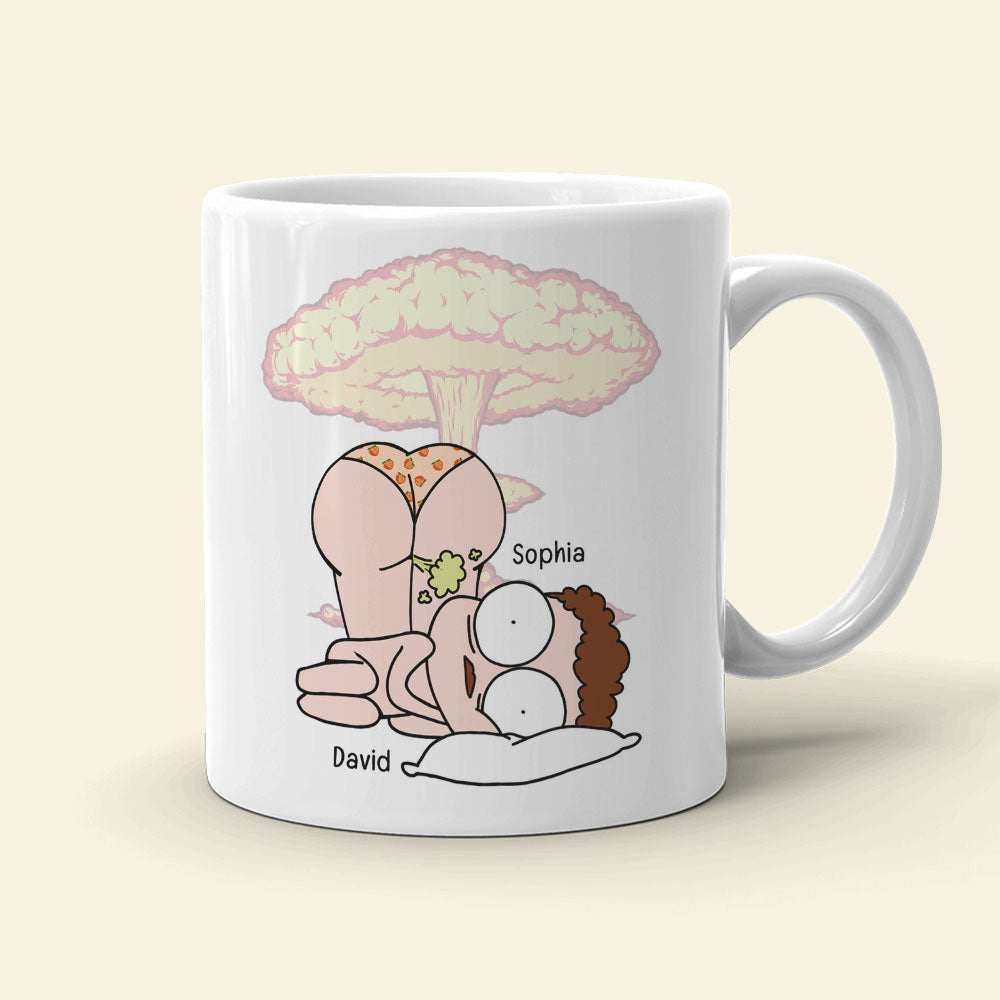 We're Past The Point Of Having To Hold In Our Farts-Personalized Coffee Mug-Gift For Couples- Funny Couple Mug