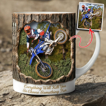 Motocross Coffee Mug - Custom Photo Gifts 05hulu311225