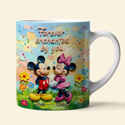 Forever Enchanted Mug Personalized Gifts For Couple 02OHDT180625