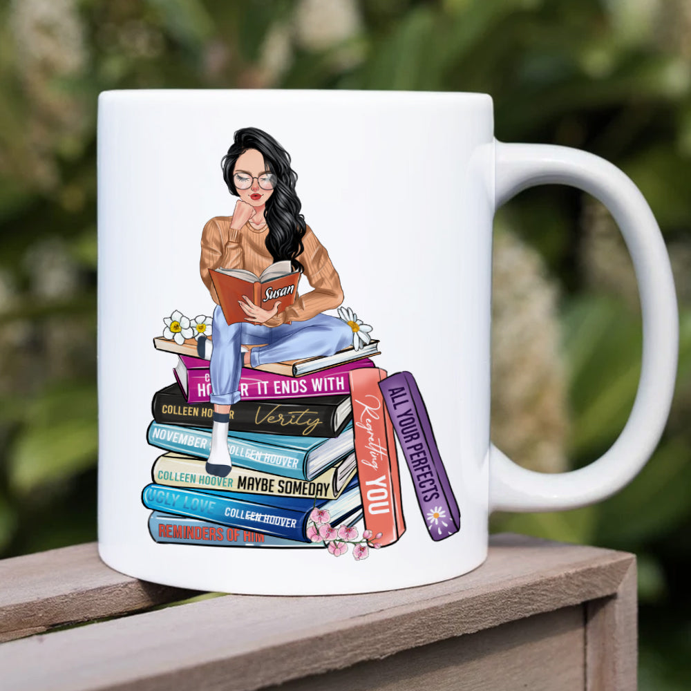 Book Girl DR-WHM-03HUHN180123TM Personalized Mug