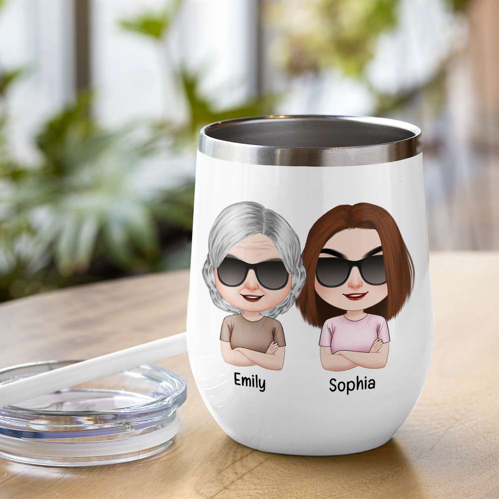 Like Mother Like Daughter, Personalized Mug, Wine Tumbler, Accent Mug