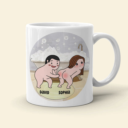 Love You And Your Tooty Booty-Gift For Couple-Personalized Coffee Mug-Funny Couple