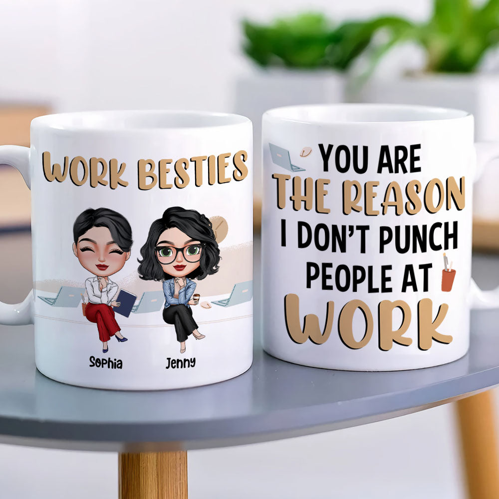 Exceptional Coworker, Best Work Friend, Personalized Coffee Mug, Perfect Gifts For Coworker