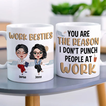 Exceptional Coworker, Best Work Friend, Personalized Coffee Mug, Perfect Gifts For Coworker