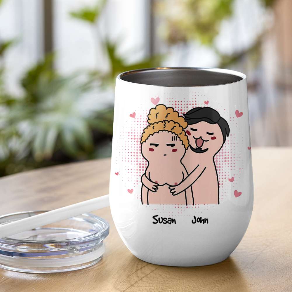 I Love You For Your Smile, Personalized Mug, Wine Tumbler, Accent Mug Couple Gifts