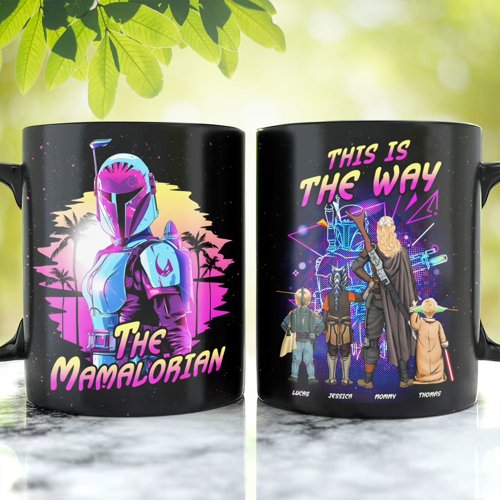 Galaxy Mom Coffee Mug - Personalized Gift For Mom 02QHPU260325HHHG