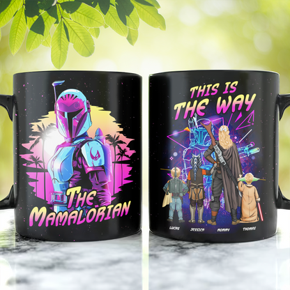 Galaxy Mom Coffee Mug - Personalized Gift For Mom 02QHPU260325HHHG