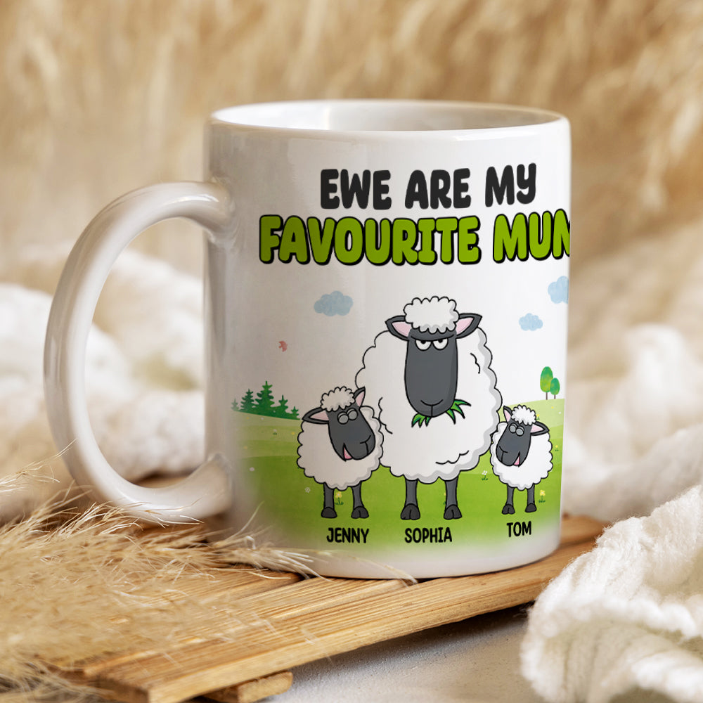 Personalized Gifts For Mom Coffee Mug Ewe Are My Favourite Mum 05natn020324 Mother's Day Gifts