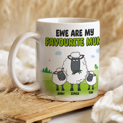 Personalized Gifts For Mom Coffee Mug Ewe Are My Favourite Mum 05natn020324 Mother's Day Gifts