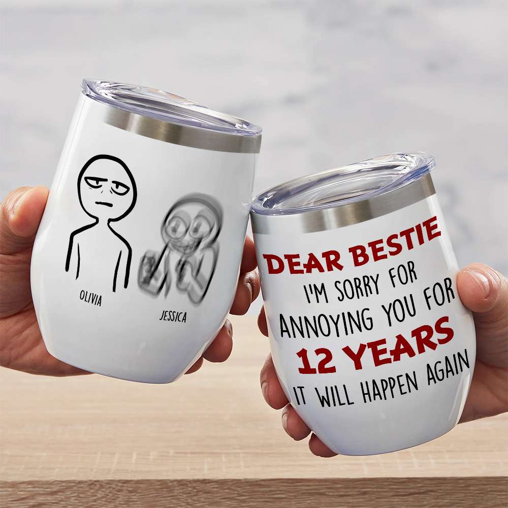 I'm Sorry For Annoying You Personalized Mug, Friends Gift