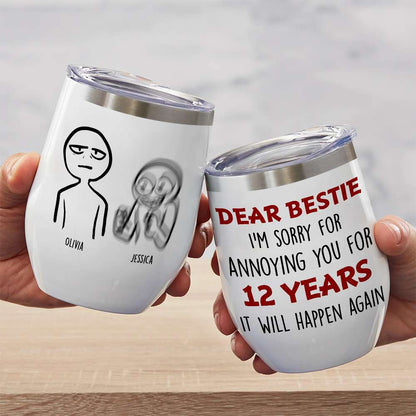 I'm Sorry For Annoying You Personalized Mug, Friends Gift