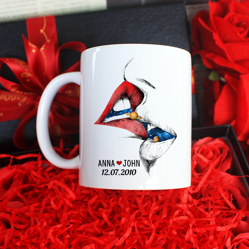 When Our Souls Collided Our Universe Was Born Personalized Mug, Couple Gift