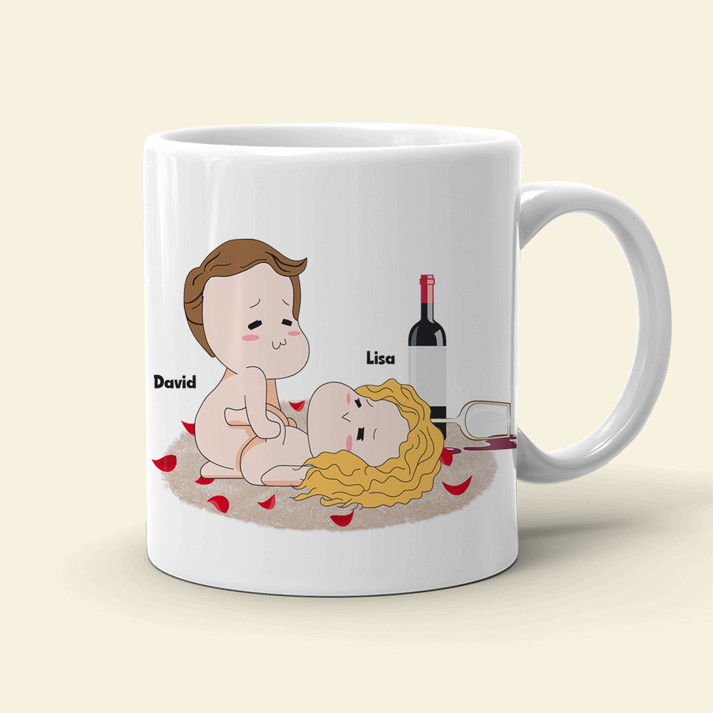You Are My Handsome King Personalized Mug, Couple Gift