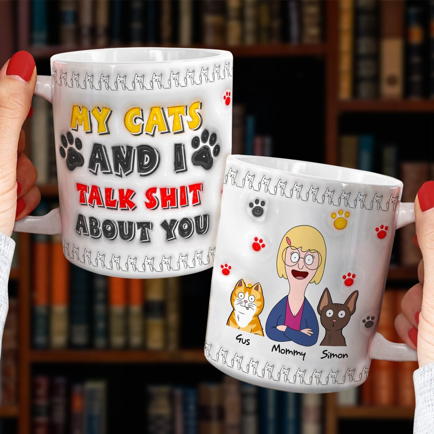 Adorable Little Cats Coffee Mug - Personalized Gifts For Cat Lover 04QHLU010425HG