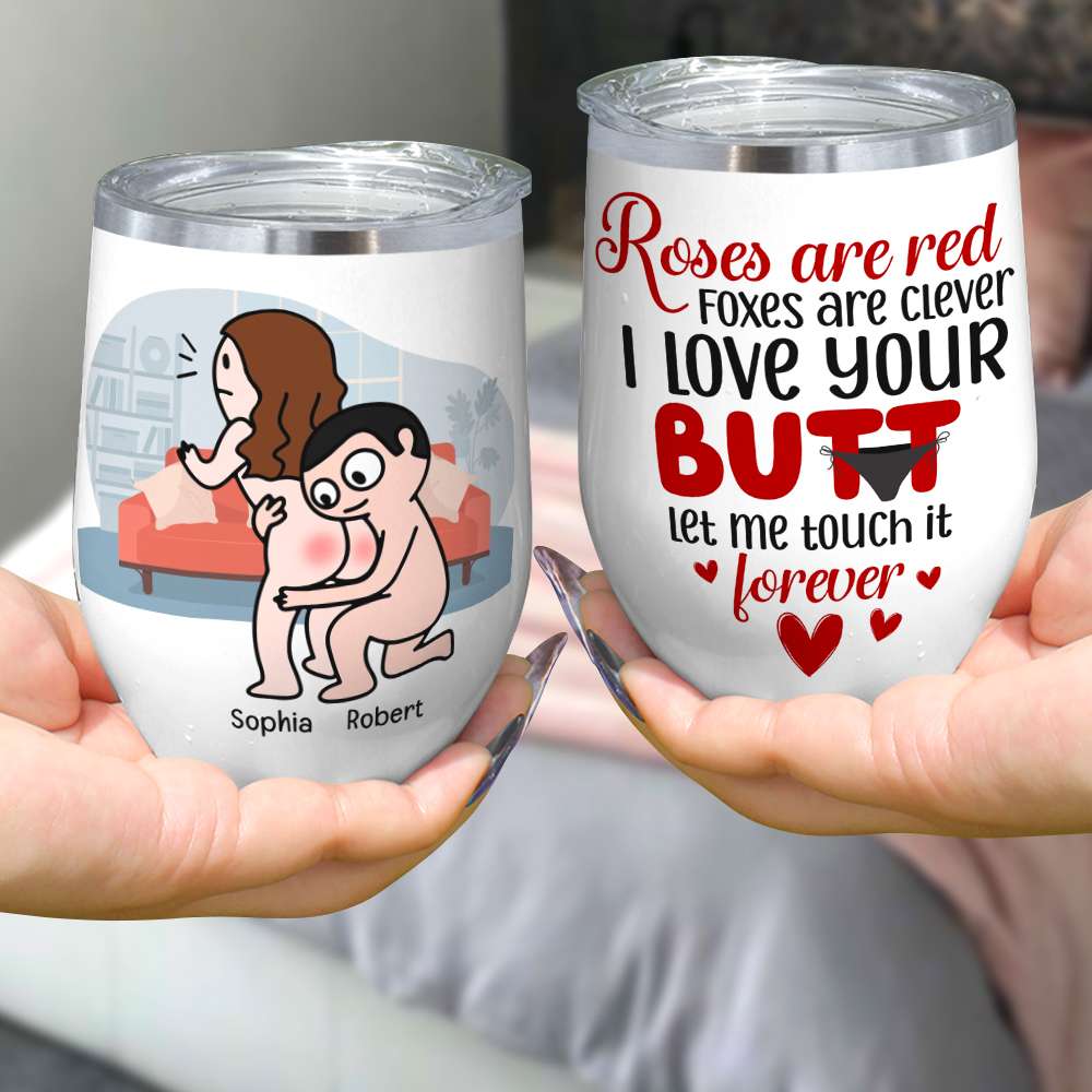 Roses Are Red, Personalized Mug, Gift For Naughty Couple