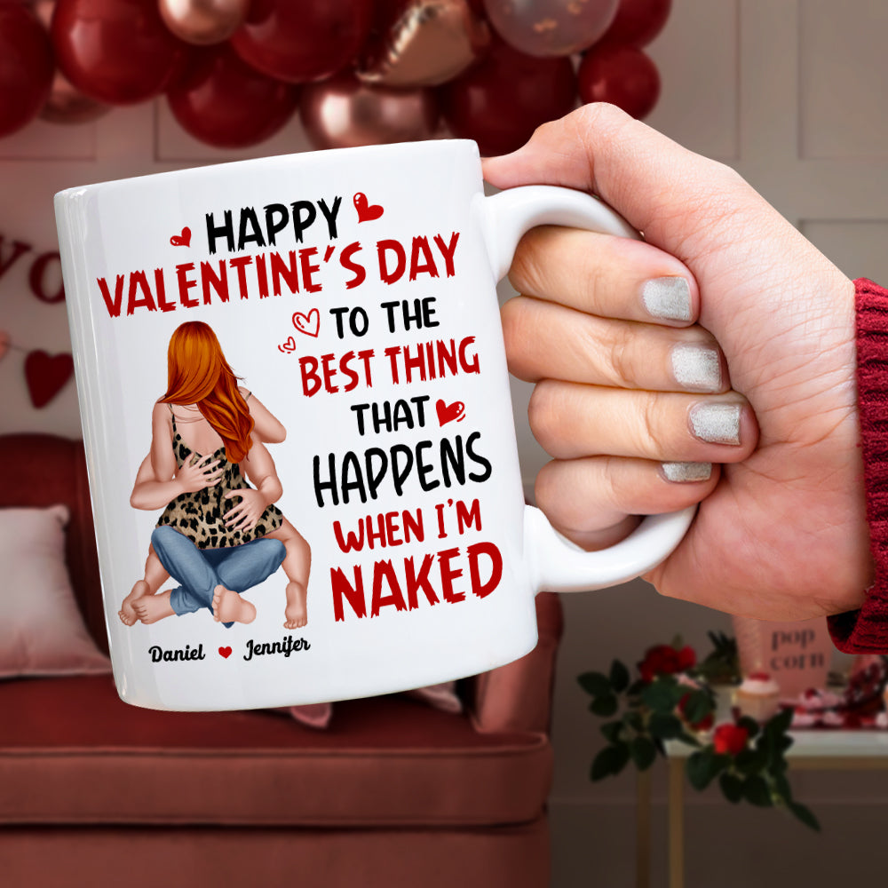 Personalized Gift For Couple Mug Happy Valentine's Day