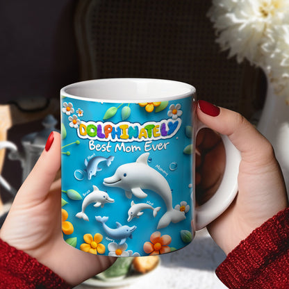 Best Dolphin Mom Coffee Mug - Personalized Gifts For Mother 03QHLU080425