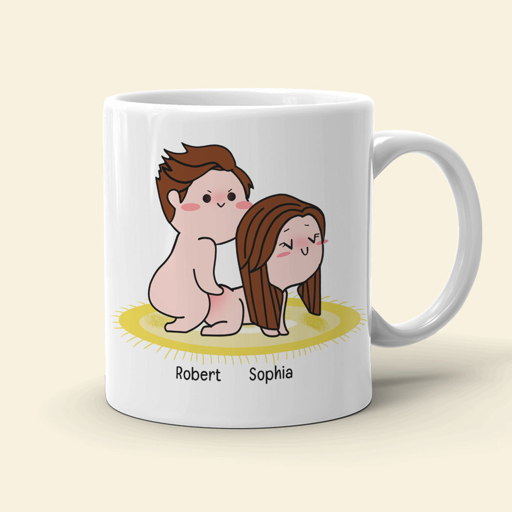 I'm Behind You 100%-Gift For Couple-Personalized Coffee Mug-Funny Couple