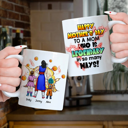 Personalized Gifts For Mom Coffee Mug Happy Mother's Day To A Mom Who Is Legendary In So Many Ways 03KAHN140324HH