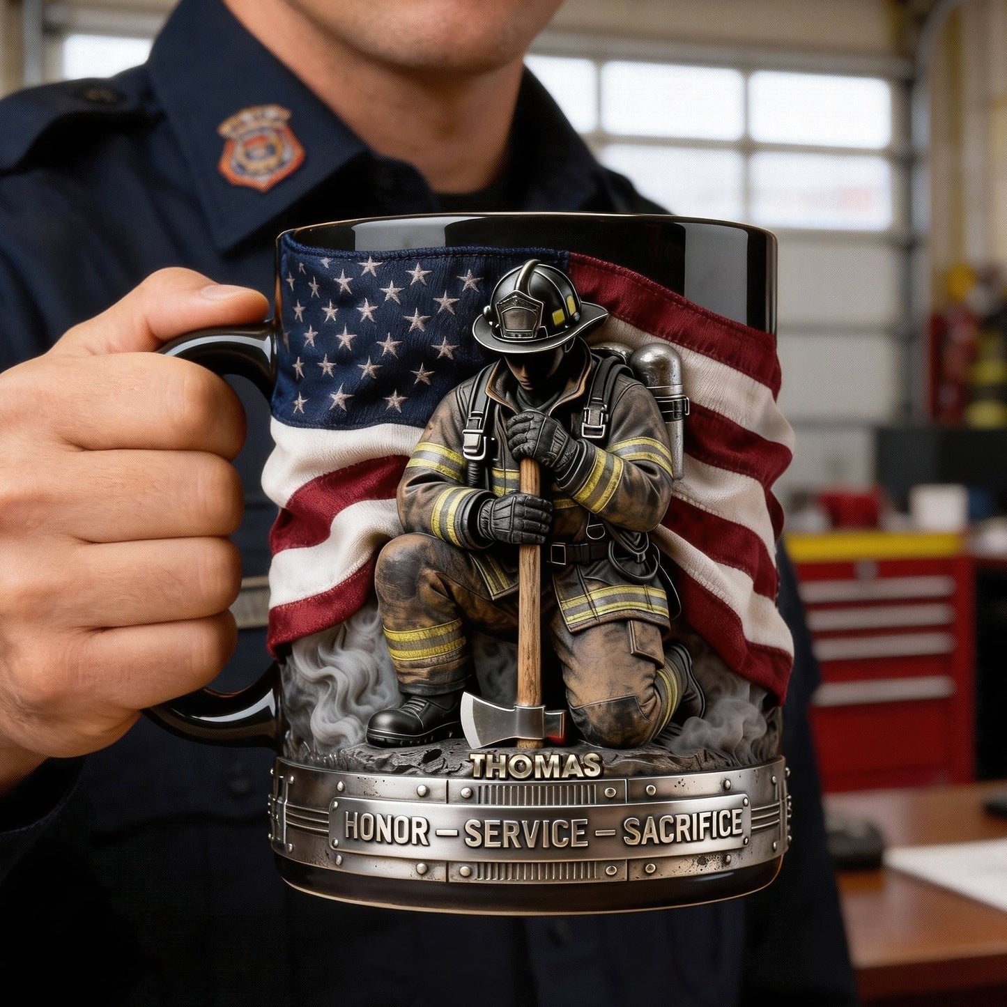 Firefighter Pride Coffee Mug - Personalized Gifts For Firefighter 04toqn251225