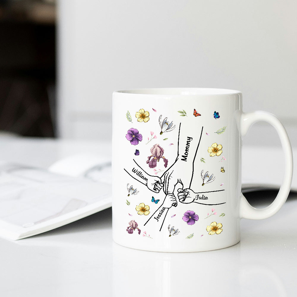 Mother & Daughter A Bond That Can't Be Broken | Personalized White Ceramic Mug - Ideal Gift for Mother's Day, Family Gatherings, or Special Occasions