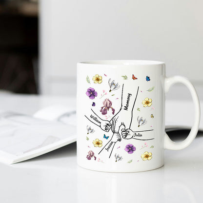 Mother & Daughter A Bond That Can't Be Broken | Personalized White Ceramic Mug - Ideal Gift for Mother's Day, Family Gatherings, or Special Occasions