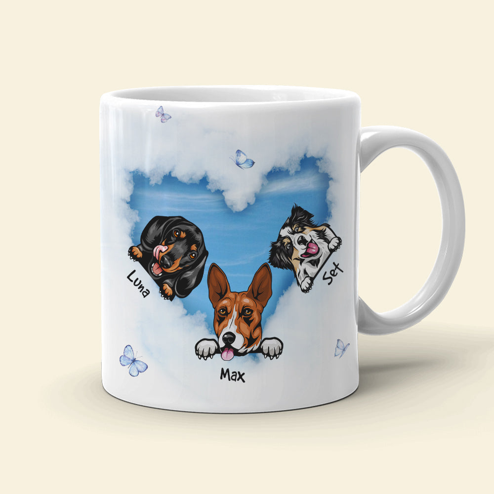 What The Entrance To Heaven Must Look Like Personalized Personalized Mug-Memorial Gift For Dog Lover